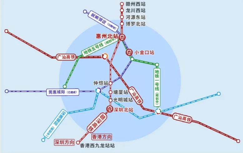 深圳惠州轻轨西线最新规划出炉，全新布局抢先揭秘